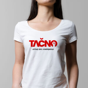 T-shirt bijela ženska majica s logom