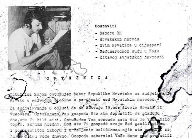 Siniša Glavašević 1991: Optužujem Sabor RH za zločin nad 15 tisuća Hrvata u Vukovaru 