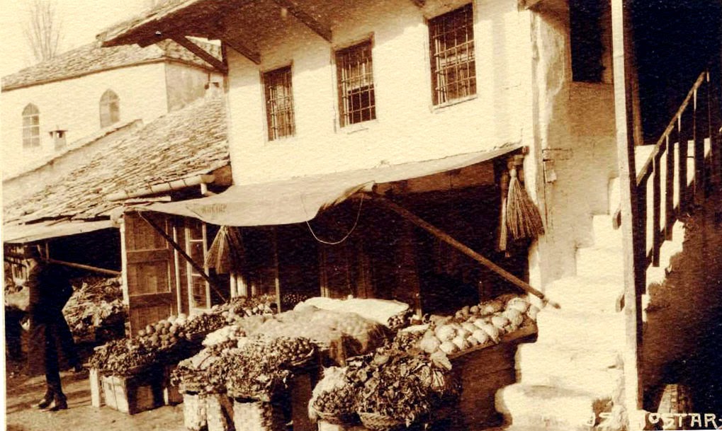 Priječka čaršija (Pogled na tržno mjesto) 1910-tih 2